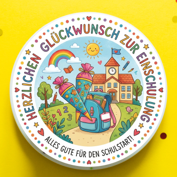 Tortenaufleger 20cm Einschulung